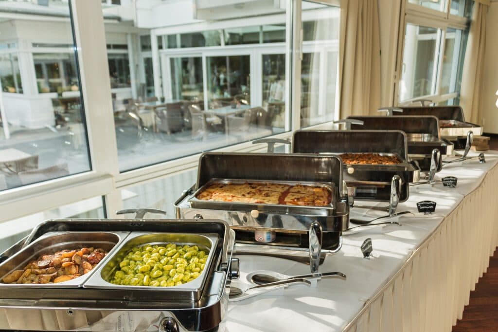 Présentation des plats finis plats de résistance